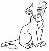 Simba Coloring Pages Nala Lion King Young Printable Clipart Colouring Kids Color Drawing Lions Sitting Clipartmag Getcolorings Bestcoloringpagesforkids sketch template