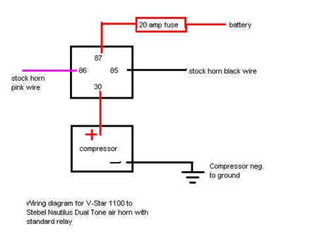 air horn relay wiring diagram wiring diagram