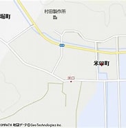 Image result for 福井県越前市米口町. Size: 183 x 185. Source: www.mapion.co.jp
