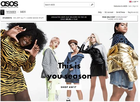 asos features visibly  models  home page emcee