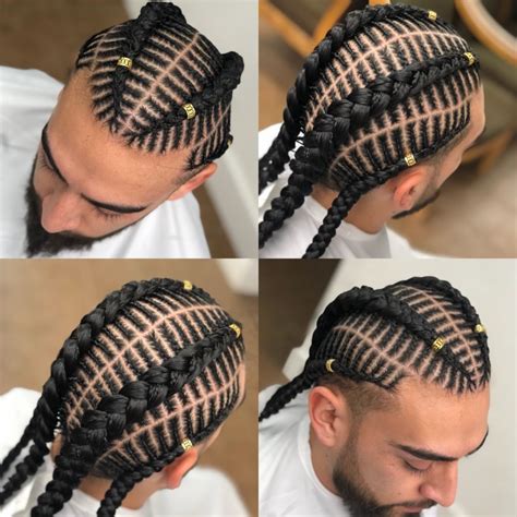 hairstyle trends  braids  men  man braid  collection