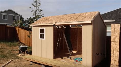 Building A Shed Check Out This Diy And Save Money On Prefab Kits