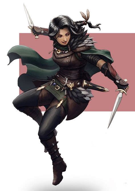 Female Rogue Lightarmour Dagger Shortsword Sword Dualwield Cloak Hood