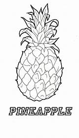 Pineapple Coloring Pages Adult Apple Getdrawings Template Adults sketch template
