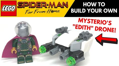 build mysterios edith drone  lego youtube
