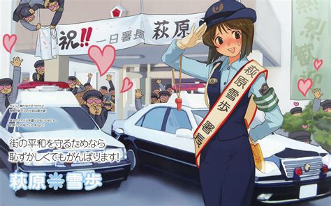hagiwara yukiho idolmaster police anime wallpapers