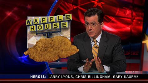 Femas Waffle House Index The Colbert Report Video Clip Comedy