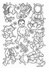Paper Dolls Baby Coloring Girl Print Boy Printable Doll Vintage Colour Picasaweb Google Påklædningsdukker Paperdolls Patterns sketch template