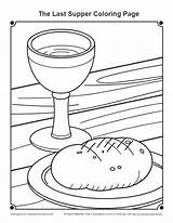 Supper Last Coloring Kids Pages Sunday Bible School Activities Thursday Maundy Jesus Children Crafts Printable Craft Activity Lords Sheets Worksheets sketch template
