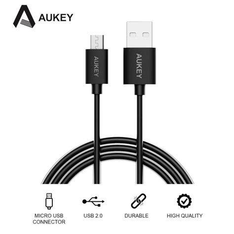 Aukey Cb D9 6 6ft Fast Charging Micro Usb Cable For Smartphones 2 0