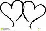 Hearts Heart Clip Two Clipart Interlocking Open Cross Valentines Clipartmag Intertwined Cliparts Valentine Tattoos Dreamstime sketch template