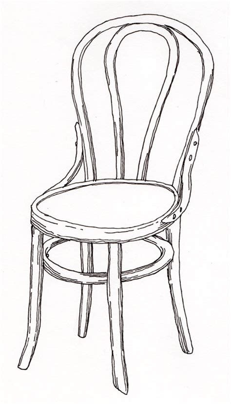pencil paperdraw contour drawing   chair