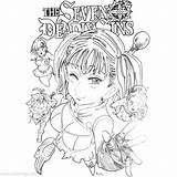 Deadly Sins Meliodas Xcolorings Zeldris Taizai Nanatsu 1200px sketch template