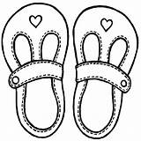 Shoes Baby Clipart Shoe Coloring Booties Drawing Girl Cliparts Slippers Rubber Pages Hobbycraft Template Clip Kids Stamp Girls Tennis Impressions sketch template