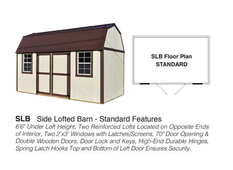 side lofted barn buildings  premier