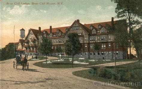 briar cliff lodge briarcliff manor ny postcard