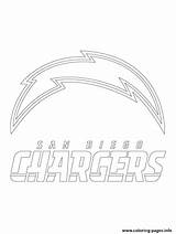 Chargers Coloring Diego Logo San Pages Football Printable Sport Color Sports Angeles Los Nfl Designlooter Popular Choose Board sketch template
