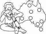 Coloring Pages Australian Flag Aboriginal Australia Shepherd Sheets Colouring Outback Getdrawings Getcolorings Christmas Printable Colorings Print Drawing sketch template