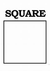 Coloring Pages Square Shapes Indiaparenting sketch template