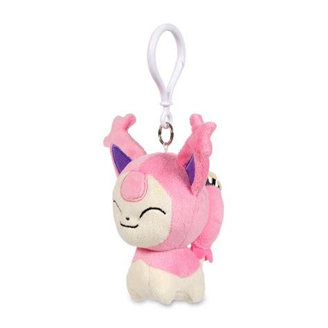 skitty plush keychain pokémon center original