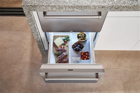 designer outdoor refrigerator drawers panel ready id ro