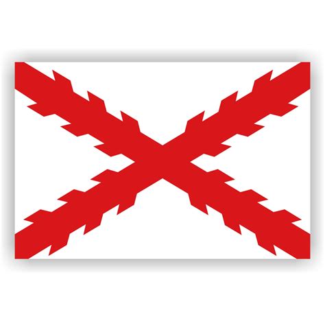 cruz de borgona bandera    cm regalos el escudo