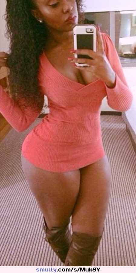 Ebony Amateur Black Selfie Selfshot Thick Sexy