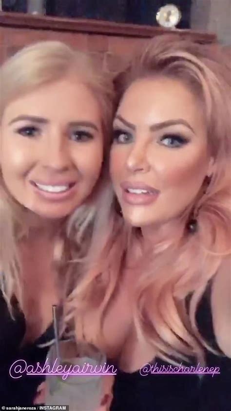 mafs sarah roza kisses busty ashley irvin during a wild night out with charlene perera daily