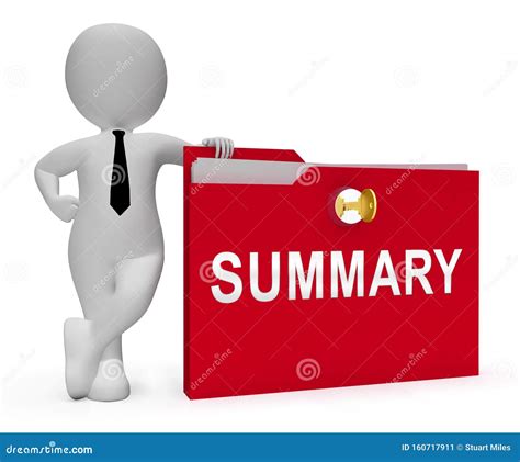 executive summary folder icon showing short condensed report roundup