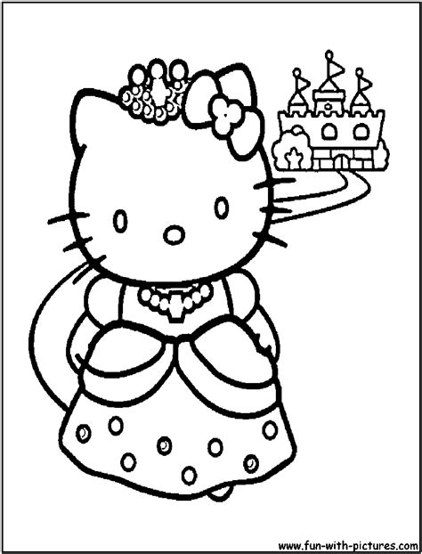 kitty cartoons  printable coloring pages