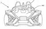 Polaris Slingshot Wheeler Reverse Coloring Patent Drawing Drawings Side Pages Four Trike Front Three Am Tri Working Look Great Template sketch template