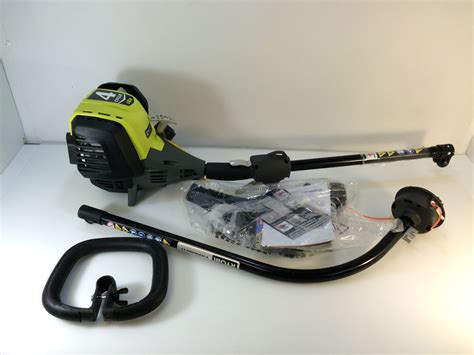 Ryobi Ry34427 4 Cycle 30cc Attachment Capable Curved Shaft Gas Trimmer