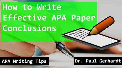 paper conclusion writing tips dr paul gerhardt youtube