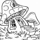 Coloring Pages Stoner Mushroom Trippy Drawing House Mushrooms Printable Easy Drawings Tumblr Cartoon Kids Sheets Print Color Abstract Collection Mandala sketch template