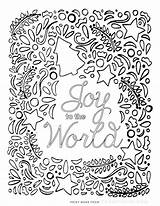 Coloring Pages Sharpie Printable Christmas Joy Print Printables Cool Designs Getcolorings Use Holiday sketch template