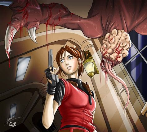 Re 2 Comic Chapter 4 Cover By Maggy P Resident Evil Girl Resident