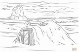 Monument Navajo Hogan Native Designlooter Americans sketch template