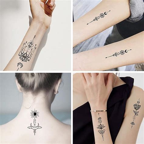 30pcs set tatuajes temporales sexy fake tattoo for woman hands arm body