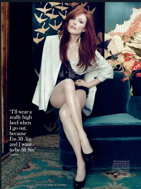 Julianne Moore Crossed Legs In Style Magazine