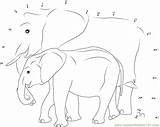 Elephant Dots Connect Baby Dot Asian Worksheet Kids Animals Email Connectthedots101 sketch template