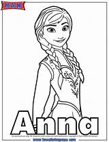 Coloring Anna Pages Princess Frozen Disney Print Arendelle Printable Hmcoloringpages Lưu Từ ã sketch template