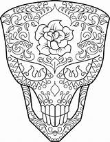 Skull Coloring Sugar Pages Mask Adult Mexican Drawing Culture Mandala Stormtrooper Halloween Skulls Dead Kidspressmagazine Template Getdrawings Visit Choose Board sketch template