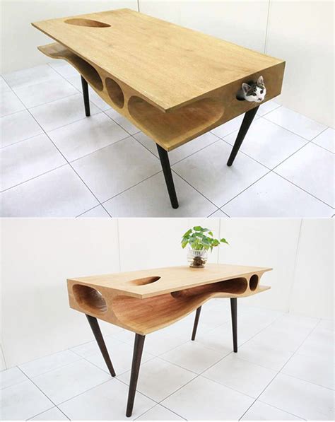 cool  creative table designs design swan