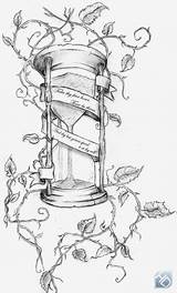 Hourglass Tattoo Designs Sketch Branches Tattoomagz Posted sketch template