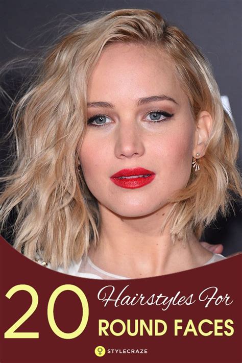 20 Most Flattering Haircuts For Round Faces Wavy