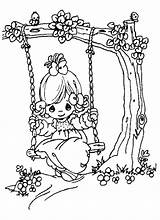 Coloring Pages Precious Moments Fairy Print sketch template