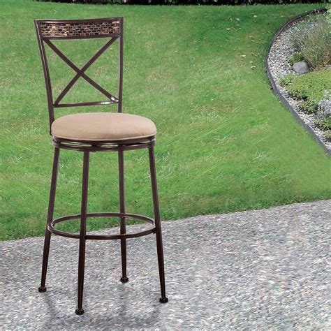 hillsdale indooroutdoor stools   swivel bar stool    dunk bright furniture