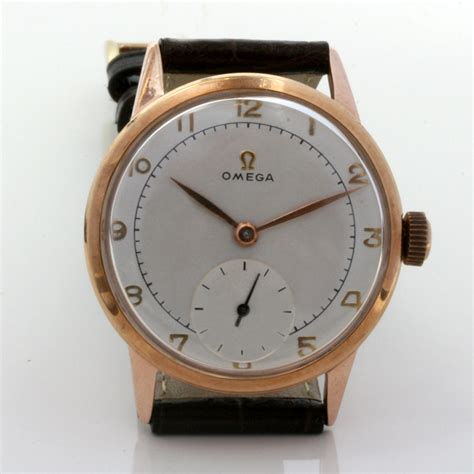 buy 9ct rose gold omega watch from 1950 sold items sold