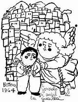 Botero Fernando Coloring Pages Template sketch template