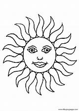 Sonne Soles Ausmalbilder Colorir Bebeazul Soleil Malvorlagen sketch template